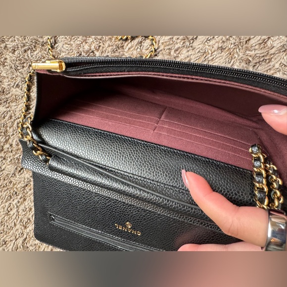 Chanel Wallet on chain classic caviar gold hardware - Picture 13 of 16